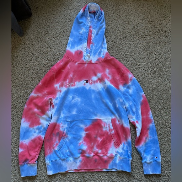 Tommy Hilfiger Men’s Tie-Dye Hoodie - Picture 1 of 4